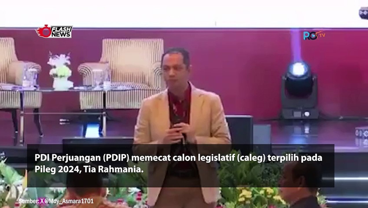 SEMPAT KRITIK WAKIL KPK, TIA RAHMANIA KINI JUSTRU DIPECAT PDIP