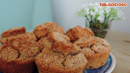 Mini bolo de banana fit