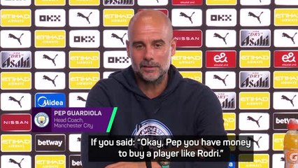 Download Video: Guardiola reveals Rodri is 'irreplaceable' and impossible to replace