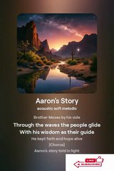 Aaron's  stood with staff Poem for kids