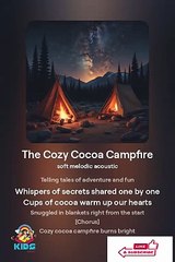 The Cozy Cocoa Campfire  Poem for kids