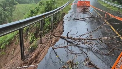 MOP inspecciona colapso de vía en Coclé