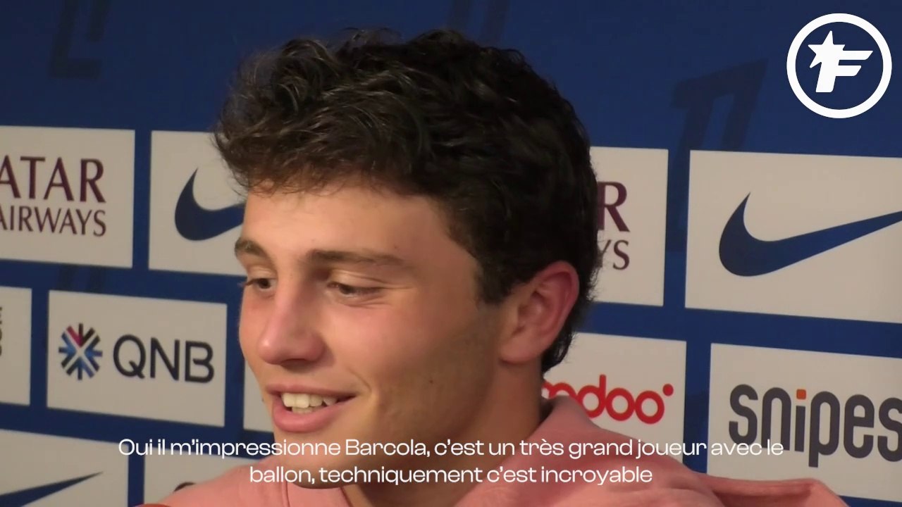 Joao Neves est impressionné par Bradley Barcola