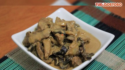 Carne ao molho funghi