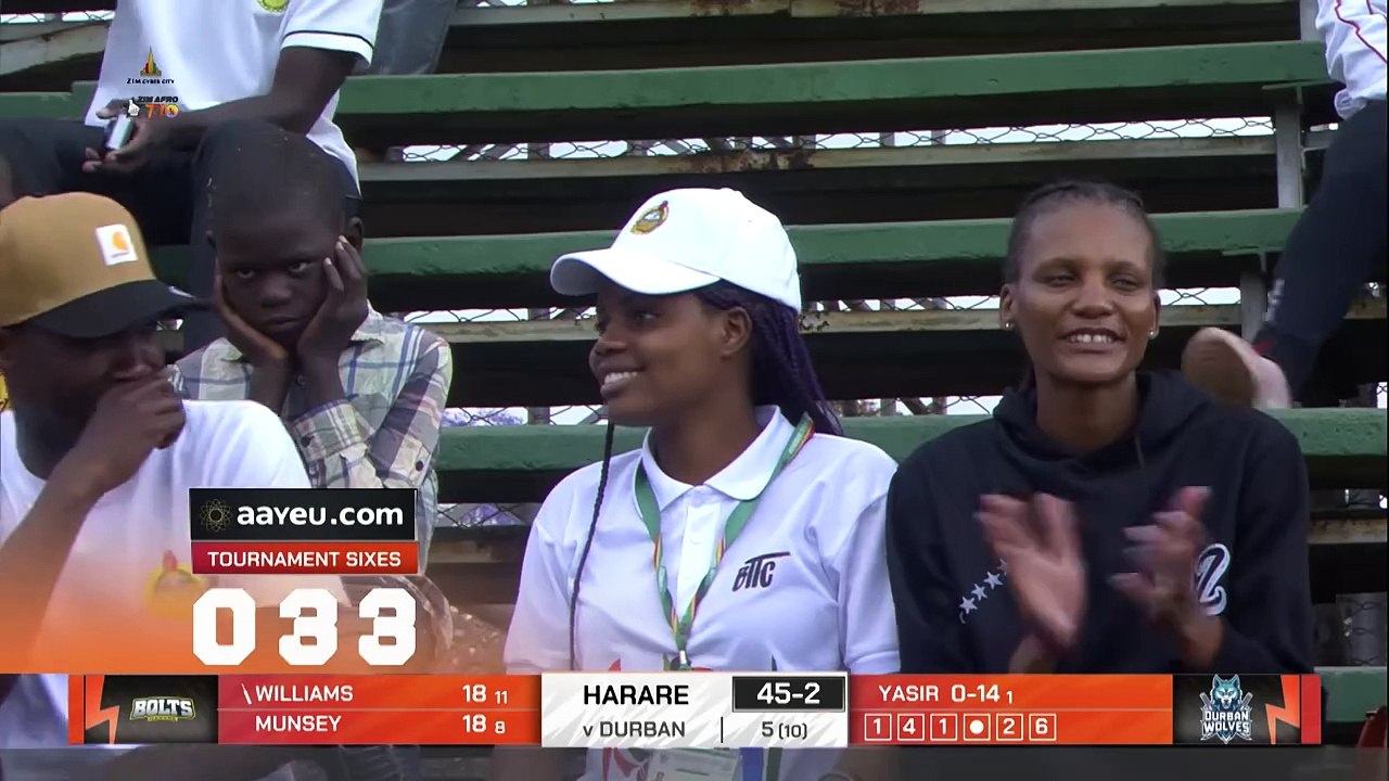 Match 4 Highlights I Day 2 I Durban Wolves vs Harare Bolts | Zim Afro T10 Season 2 2024