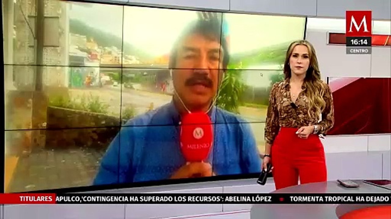 Colapsa muro en Acapulco tras lluvias por el huracán 'John'