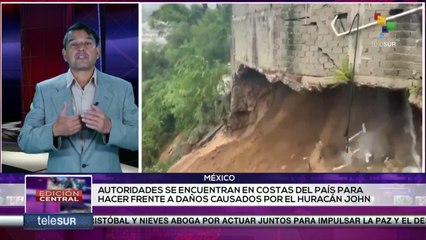 Huracán John provocó fuertes inundaciones en México