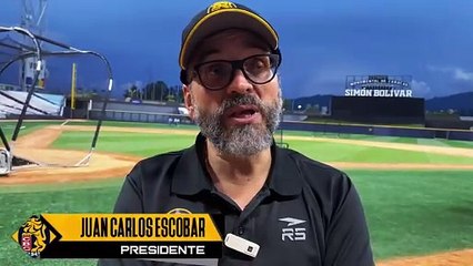 Juan Carlos Escobar, presidente de Leones del Caracas, habló de los objetivos del equipo