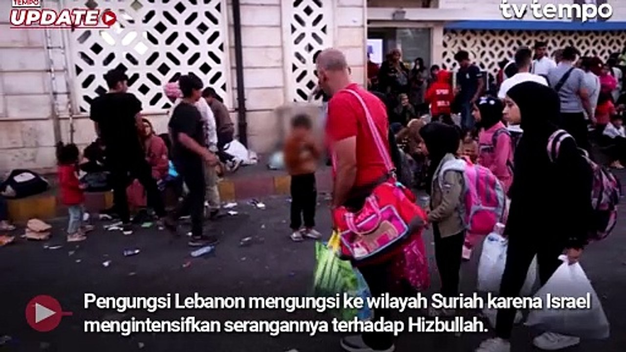 Hindari Konflik Israel-Hizbullah, Pengungsi Lebanon Masuki Suriah