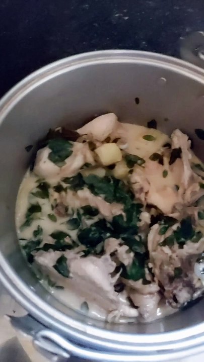 Ginataang Manok with Moringa