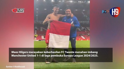 Pemberani dan Tangguh! Mees Hilgers Kibarkan Merah Putih di Kandang Manchester United