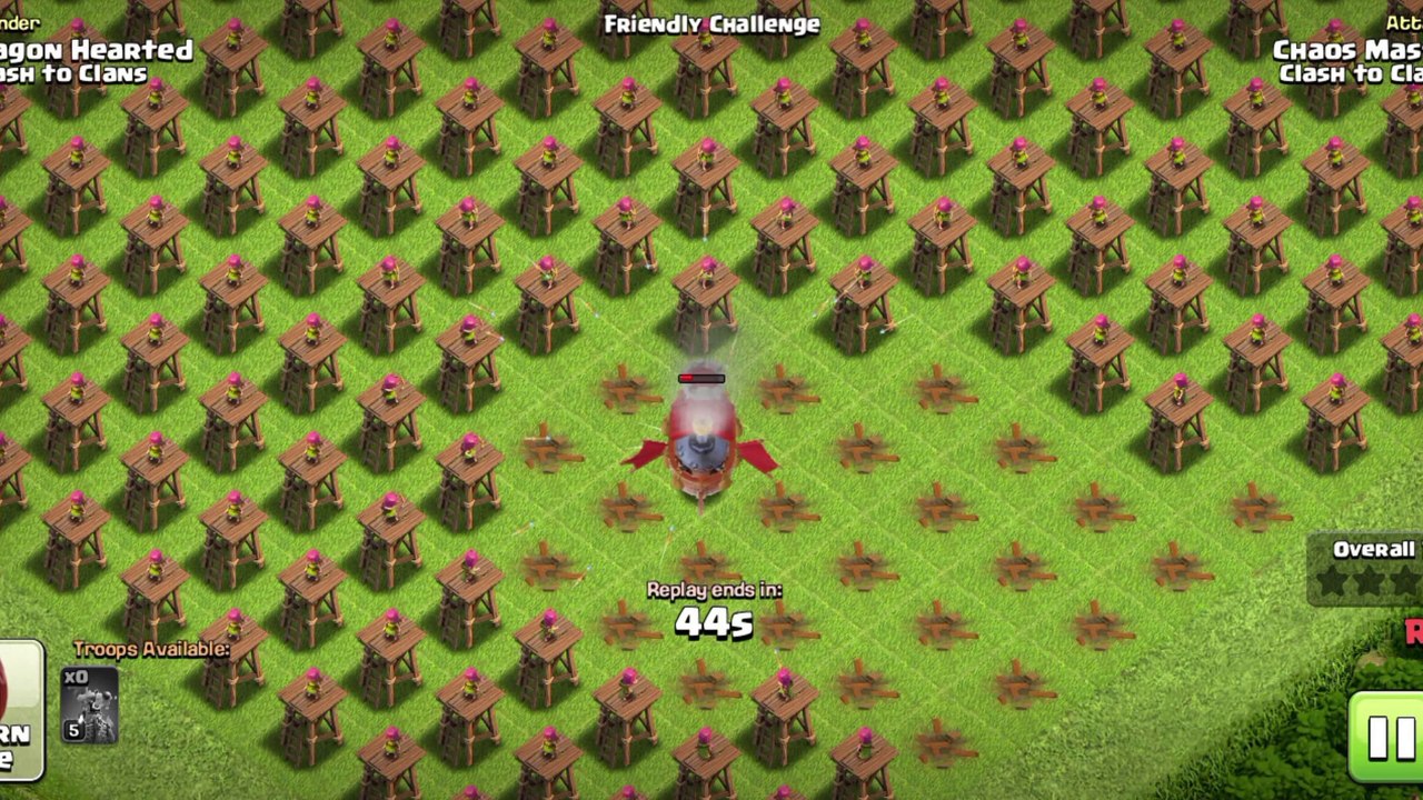 Max Flying Fortress vs. Battalion of Archer Towers! ⚔️