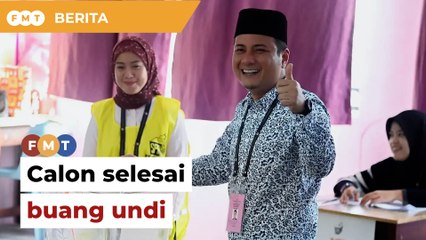 Calon BN, PN selesai buang undi