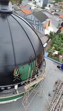 Cara Ampuh Mengatasi Kubah Masjid Yang Bocor dan Rembes Dengan Aspal Cair