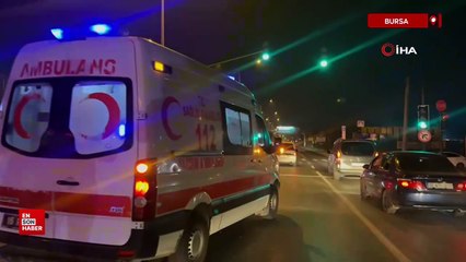 Bursa'da feci kaza: Önce ağaçları yıktı, sonra takla atarak karşı seride uçtu