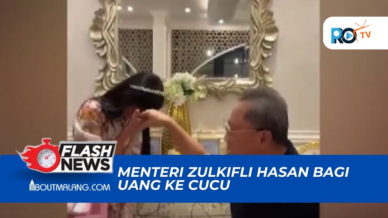VIDEO MENTERI ZULKIFLI HASAN VIRAL, TUNJUKKAN BAGI-BAGI UANG KE CUCU