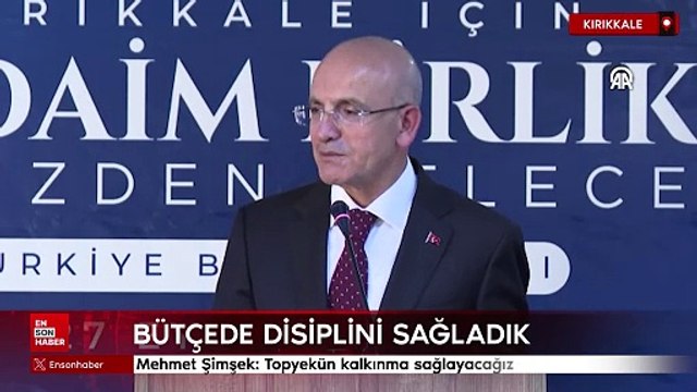 Mehmet Şimşek: Topyekün kalkınma sağlayacağız