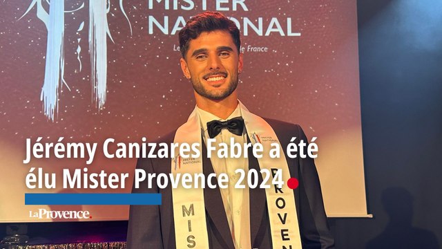 Marseille : l’Aixois Jérémy Canizares Fabre a été élu Mister Provence 2024