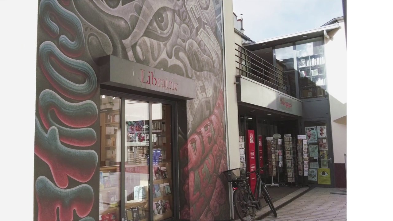 Jason Botkin à Vincennes autour de son œuvre à la librairie MillePages pour le Festival AMRICA 2024.