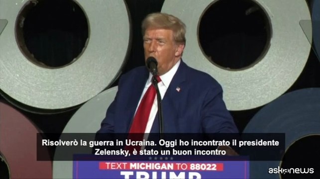 Usa, Trump: porr? fine alla guerra in Ucraina e caos in Medio Oriente
