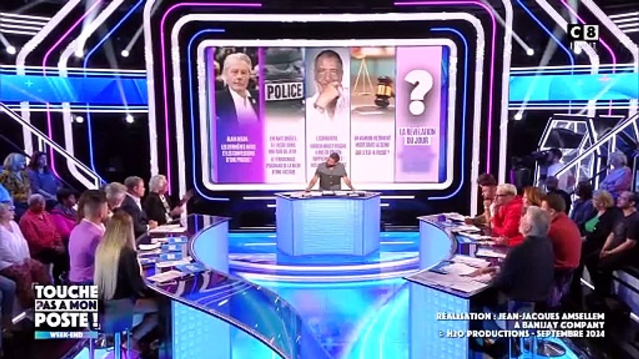 Véronique de Villèle évoque les derniers instants d'Alain Delon sur le plateau de TPMP.Véronique de Villèle sur TPMP, C8