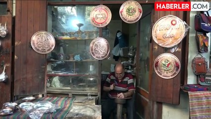 Tarihi Bakırcılar Çarşısı'nda Çekiç Sesleri Durmadı