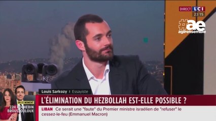 Louis Sarkozy à propos des bombardements d'Israel sur le Hezbollah: "Qu'ils crèvent"