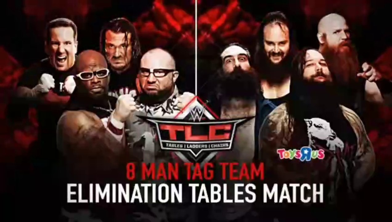 WWE TLC 2015 - The Wyatt Family vs The ECW Originals (8-man Tag