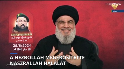 A Hezbollah megerősítette Naszrallah halálát, és folytatni akarja a harcát Izrael ellen