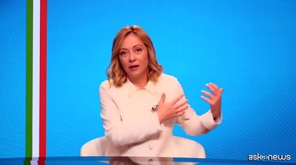 Meloni: quest'anno il Sud locomotiva economica d'Italia