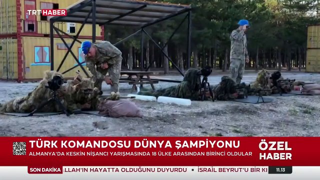 Tek atış tek vuruş: Dünyanın en iyi keskin nişancısı Türk komandosu