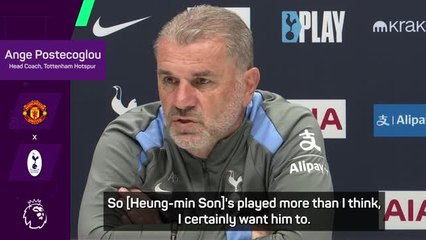 Télécharger la video: Son's workload is not sustainable in the modern game - Postecoglou