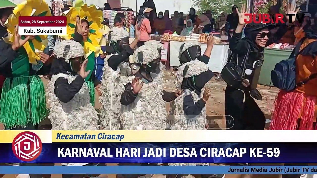 Danramil Surade Apresiasi Karnaval di Hari Jadi Desa Ciracap Ke-59