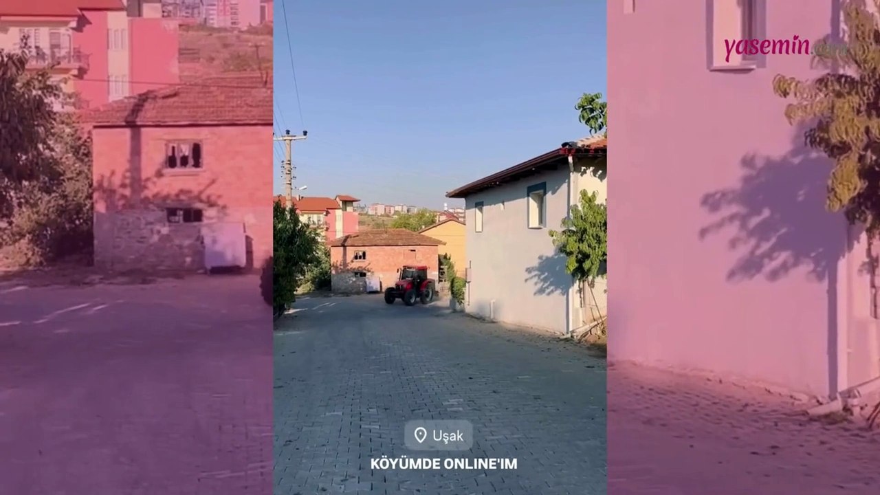 Popçu Edis özüne döndü! Köyünde sokaklarda traktörle gezdi