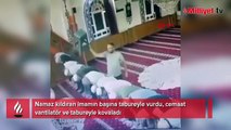 Namaz esnasında imama tabureli saldırı! Nedeni ortaya çıktı