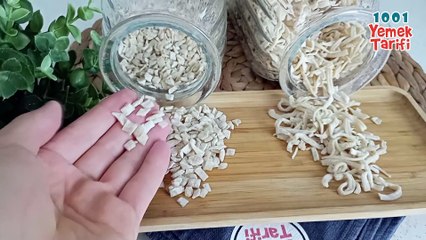 ✅KIŞLIK ERİŞTE MAKARNA TARİFİ😍👌