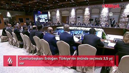 Cumhurbaşkanı Erdoğan'dan muhalefete 'erken seçim' yanıtı