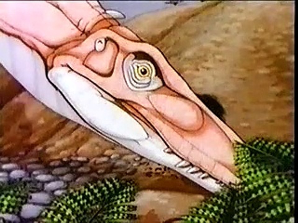 Dinosaur Animation (mpg) Dinosaur eats small mammal