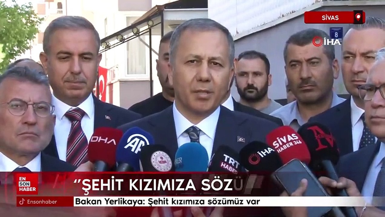 Ali Yerlikaya'dan şehit ailesine taziye: Kızımıza sözümüz var