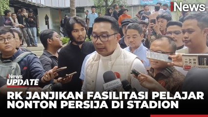 Dengarkan Curhat Pelajar soal Nonton Persija, Ridwan Kamil Janji Akan Fasilitasi dan Beri Kemudahan