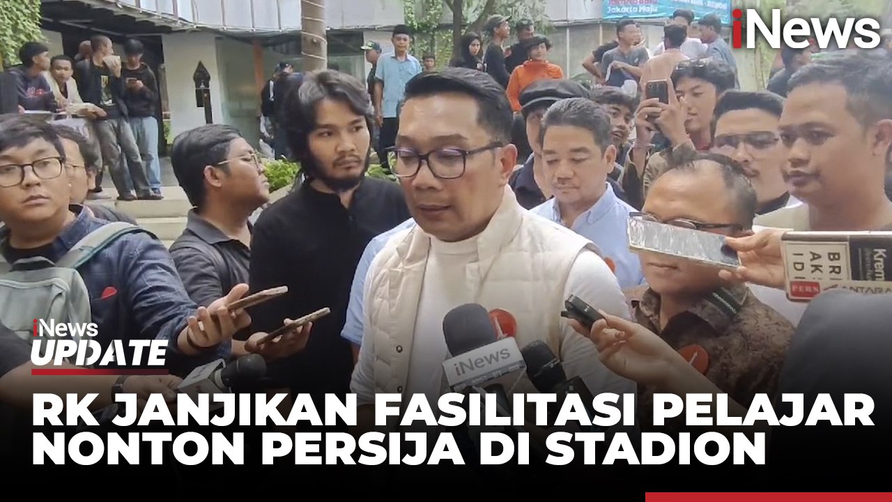 Dengarkan Curhat Pelajar soal Nonton Persija, Ridwan Kamil Janji Akan Fasilitasi dan Beri Kemudahan