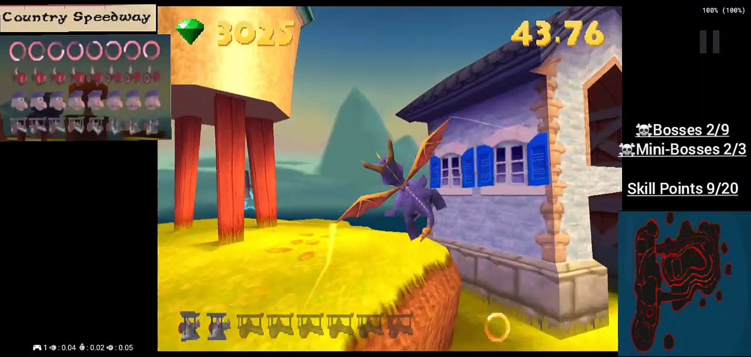 Spyro 3 Year of the Dragon PS1 Walkthrough Part 14 100%