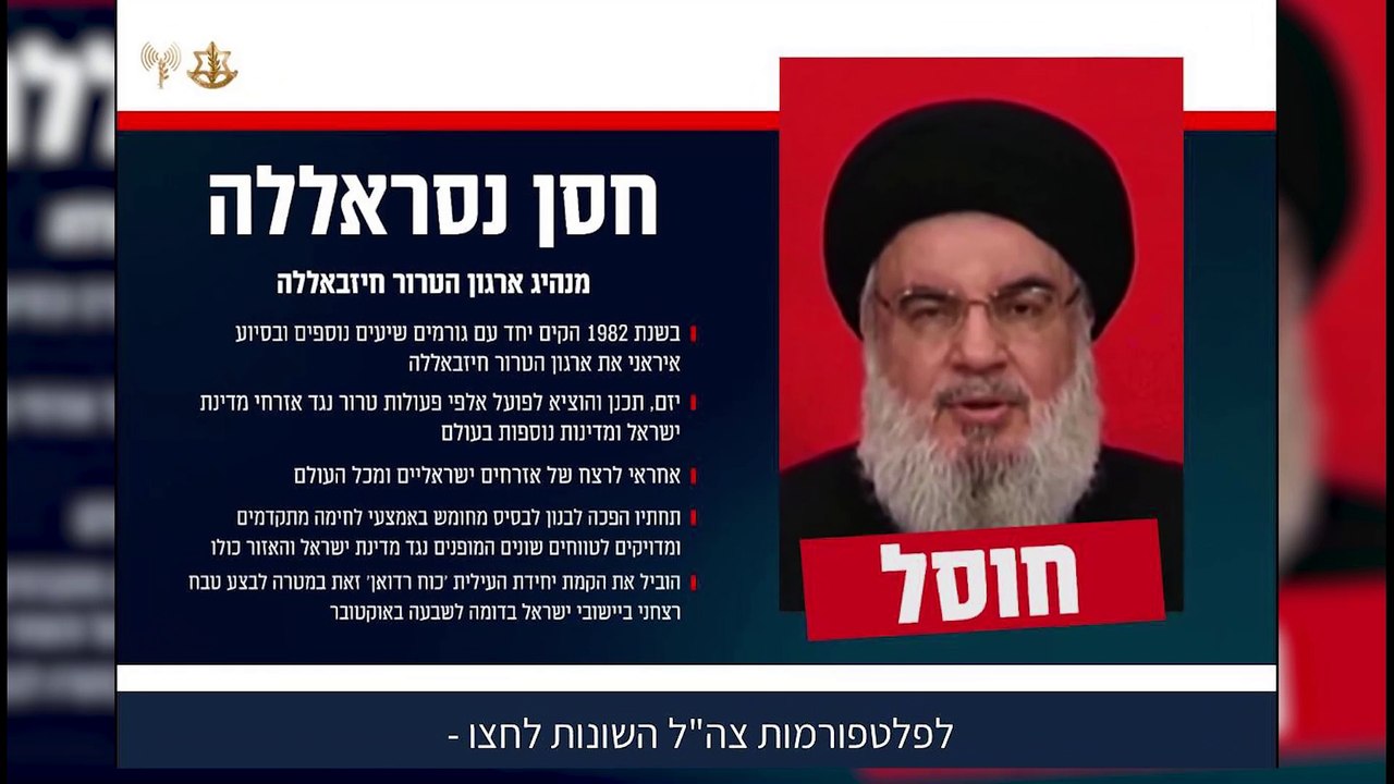 Hezbolá confirma la muerte de Nasralá y promete seguir con la "yihad" contra Israel