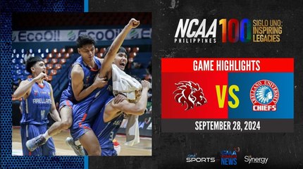 Arellano vs San Beda (Men's Basketball Round 1 Highlights) | NCAA Season 100