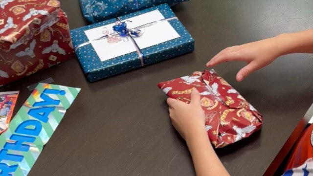 Boy expecting goalkeeper gloves as his birthday present gets hilariously pranked by dad