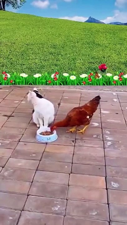 Cat funny video