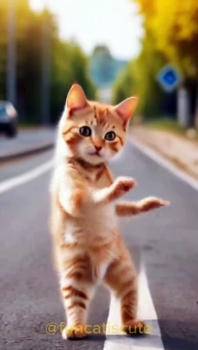 Cat cartoon funny video