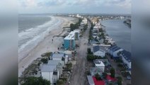 Aftermath of Hurricane Helene in Florida captured by drone