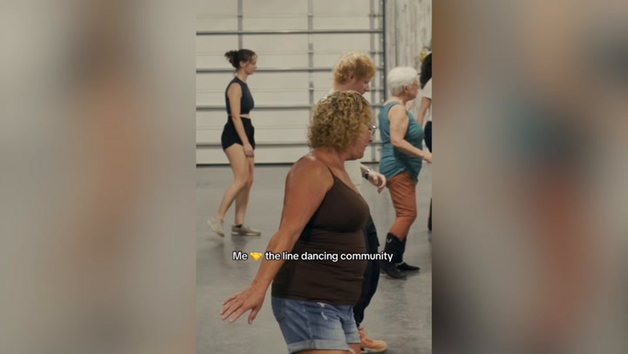 Ed Sheeran learns to line dance to his own hit song on North Carolina trip