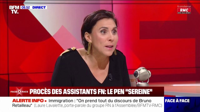 Affaire des faux assistants parlementaires du RN: pour Laure Lavalette (RN), une peine d'inéligibilité prononcée contre Marine Le Pen serait un scandale démocratique